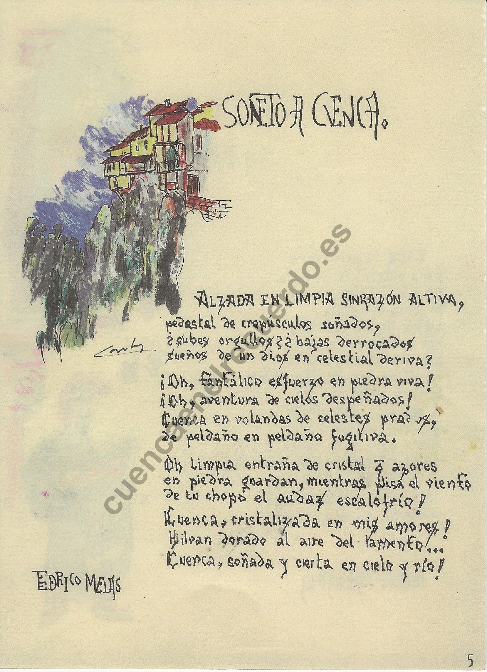 Soneto a Cuenca